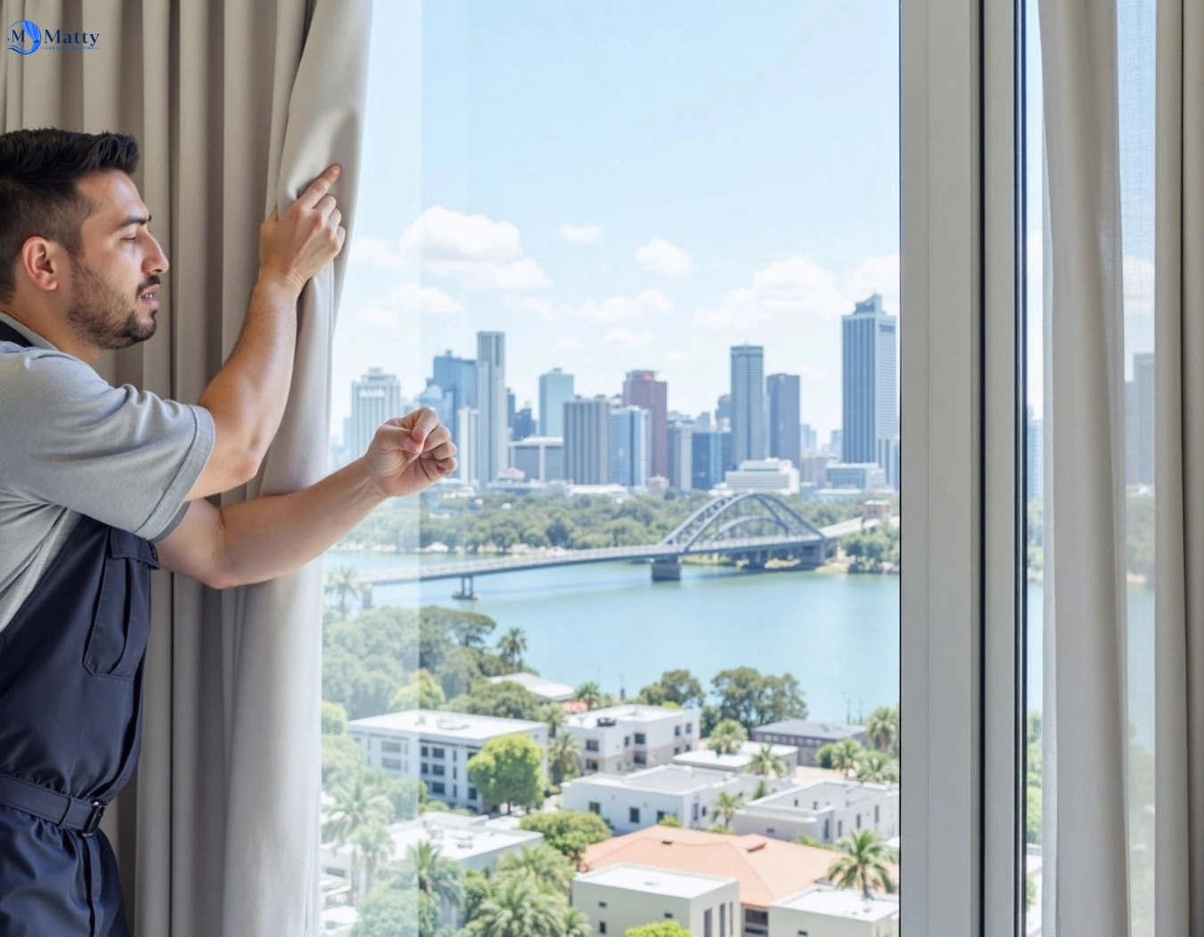 Professional curtain steam cleaning service potts-point-nsw QLD by Fresho Curtain Cleaning