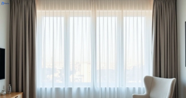 Restored vibrant drapes in potts-point-nsw QLD after Fresho Curtain Cleaning